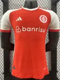2024-25 Internacional Home Player Version Soccer Jersey