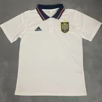 2024-25 Spain White Polo Short Sleeve