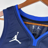 2020-21 Dallas Mavericks IRVING #11 Royal Blue Top Quality Hot Pressing NBA Jersey (Trapeze Edition)飞人版