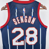 2022-23 ROCKETS SENGUN #28 Royal blue City Edition Top Quality Hot Pressing NBA Jersey