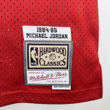 1984-85 BULLS JORDAN #23 Red Retro Top Quality Hot Pressing NBA Jersey(圆领）