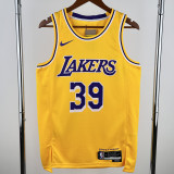 2022-23 LAKERS HOWARD #39 Yellow Top Quality Hot Pressing NBA Jersey(圆领)