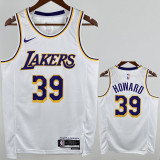 2022-23 LAKERS HOWARD #39 White Top Quality Hot Pressing NBA Jersey(圆领)