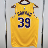 2022-23 LAKERS HOWARD #39 Yellow Top Quality Hot Pressing NBA Jersey(圆领)