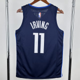 2020-21 Dallas Mavericks IRVING #11 Royal Blue Top Quality Hot Pressing NBA Jersey (Trapeze Edition)飞人版