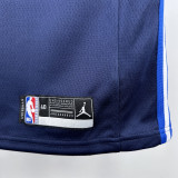 2020-21 Dallas Mavericks IRVING #11 Royal Blue Top Quality Hot Pressing NBA Jersey (Trapeze Edition)飞人版