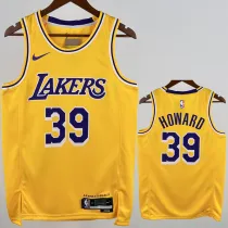 2022-23 LAKERS HOWARD #39 Yellow Top Quality Hot Pressing NBA Jersey(圆领)