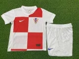 2024-25 Croatia Home Kids Player Version Soccer Jersey (球员童装)