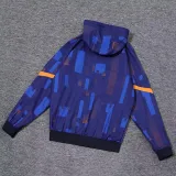 2024-25 Netherlands Royal blue Windbreaker (High Quality)球员