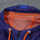 2024-25 Netherlands Royal blue Windbreaker (High Quality)球员