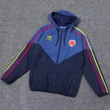 2024-25 Colombia Blue&Black Windbreaker (High Quality)球员