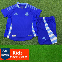 2024-25 Argentina Away Kids Player Version Soccer Jersey (球员童装)