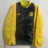 2023-24 Dortmund black & Yellow Double Sided Windbreaker (双面风衣)