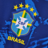 2022-23 Brazil Special Edition Blue Fans Training Soccer Jersey
