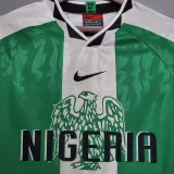 1996 Nigeria Home Retro Soccer Jersey