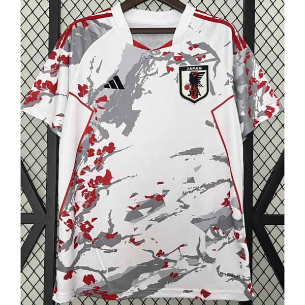 2023-24 Japan White Grey Special Edition Fans Soccer Jersey (梅花)