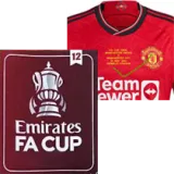 2023-24 Man Utd Home FA CUP FINAL2024 Fans Soccer Jersey