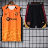 2024-25 BAR Orange Tank top and shorts suit