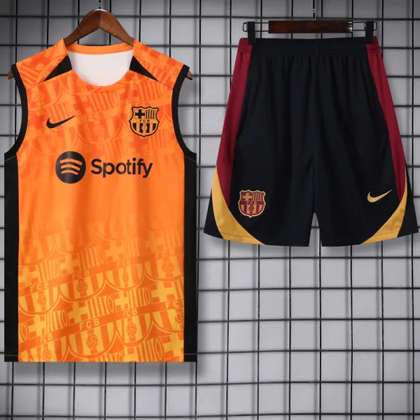 2024-25 BAR Orange Tank top and shorts suit