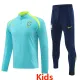 2024-25 Brazil Green Kids Half Pull Tracksuit (童装)(半拉链)
