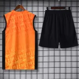 2024-25 BAR Orange Tank top and shorts suit