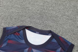 2024-25 England Blue Tank top and shorts suit