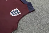 2024-25 England Red Tank top and shorts suit