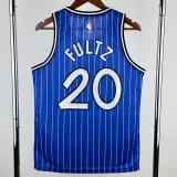 2018-2019 Magic FULTZ #20 Blue Retro Top Quality Hot Pressing NBA Jersey (条纹)