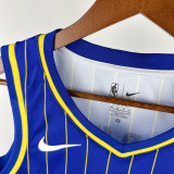 2020-21 Indiana Pacers HALIBURTON #0 Blue City Edition Top Quality Hot Pressing NBA Jersey