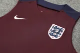 2024-25 England Red Tank top and shorts suit