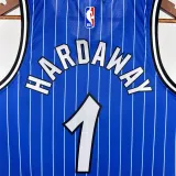2018-2019 Magic HARDAWAY #1 Blue Retro Top Quality Hot Pressing NBA Jersey (条纹)