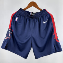 2023-24 76ERS Royal Blue City Edition Top Quality NBA Pants