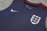 2024-25 England Purple Tank top and shorts suit