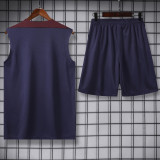 2024-25 England Purple Tank top and shorts suit