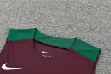 2024-25 PSG Jujube Red Tank top and shorts suit