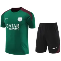 2024-25 PSG Green Training Short Suit