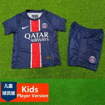 2024-25 PSG Home Kids Player Version Soccer Jersey (球员童装)