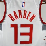 2019-20 ROCKETS HARDEN #13 White City Edition Top Quality Hot Pressing NBA Jersey