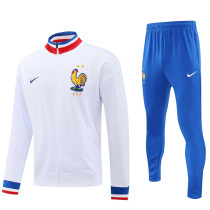 2024-25 France White Jacket Tracksuit