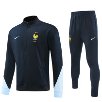 2024-25 France Royal blue Jacket Tracksuit