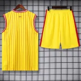 2024-25 LIV Yellow Tank top and shorts suit