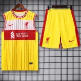2024-25 LIV Yellow Tank top and shorts suit