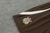 2024-25 Corinthians Beige Tank top and shorts suit