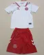 2024-25 Denmark Away Kids Soccer Jersey