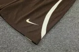 2024-25 Corinthians Brown Tank top and shorts suit