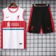 2024-25 LIV White Tank top and shorts suit
