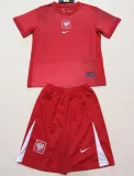 2024-25 Poland Away Kids Soccer Jersey