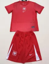 2024-25 Poland Away Kids Soccer Jersey
