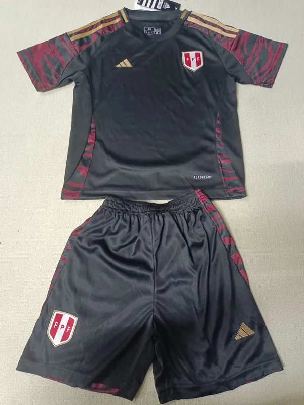 2024-25 Peru Away Kids Soccer Jersey