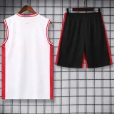 2024-25 LIV White Tank top and shorts suit